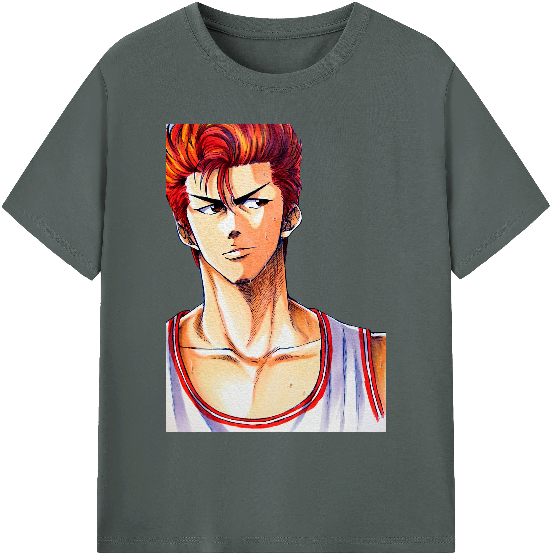 （画像用） SLAM DUNK／スラムダンク 綿100％ メンズ半袖Tシャツ｜肌触りやわらか＆通気性